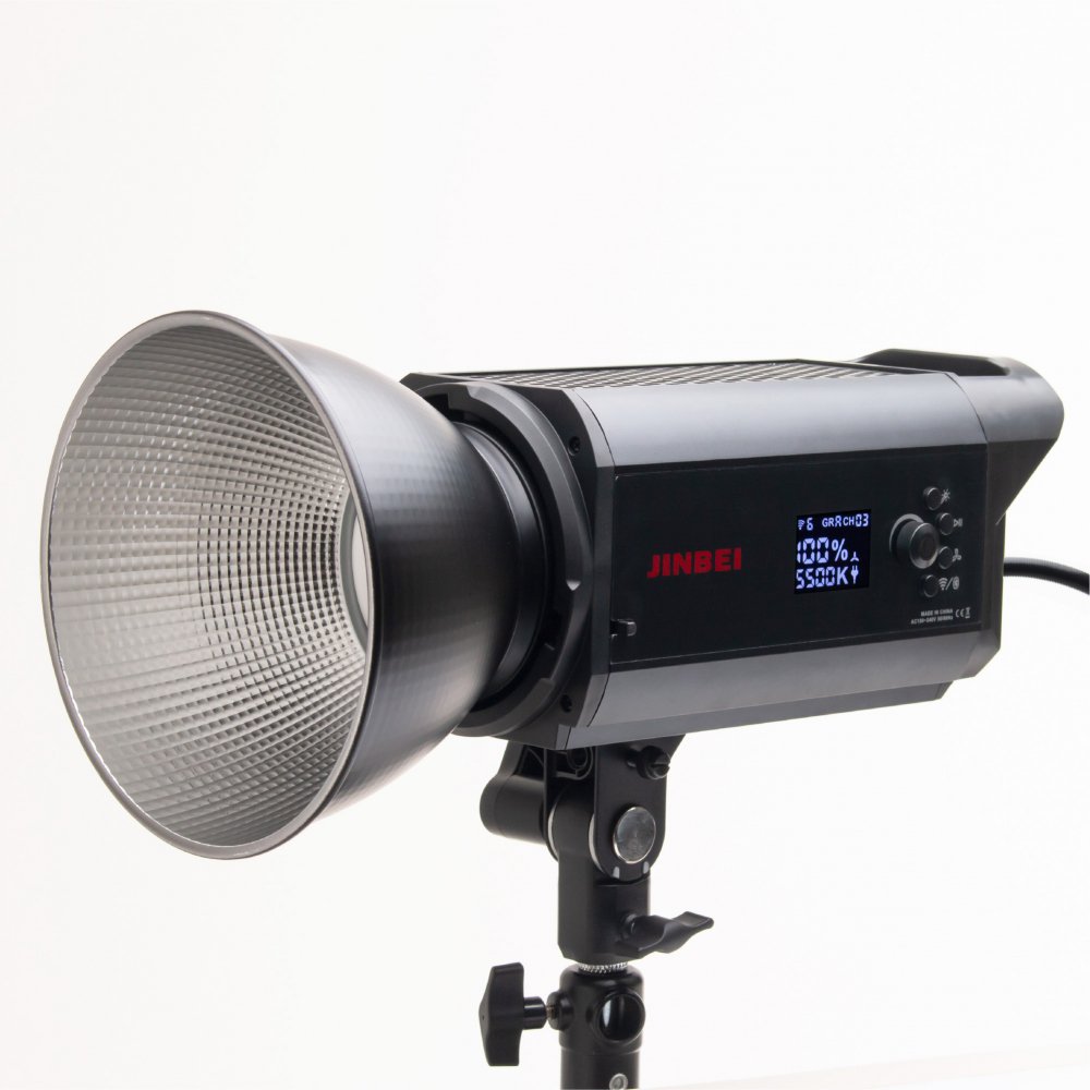 JINBEI 200W LEDスタジオライト（色温度可変） - 撮影機材、撮影用 