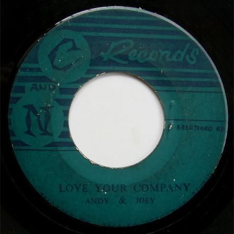 洋楽 Andy&Joey / Love your company / ska ANDY & JOEY - LOVE YOUR COMPANY (C AND N)