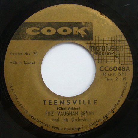 FITZ VAUGHAN BRYAN & HIS ORCH. - TEENSVILLE (COOK)