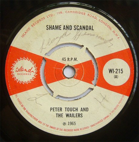 オリジナル盤】The Wailers - Shame & Scandal - レコード