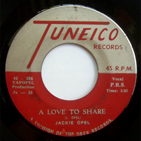 JACKIE OPEL - A LOVE TO SHARE (TUNEICO)