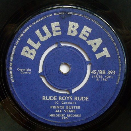 オリジナル盤】Prince Buster - Rude Boys Rude-