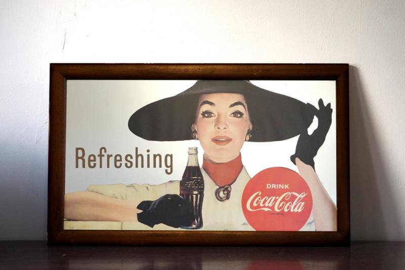 Coca-Cola パブミラー