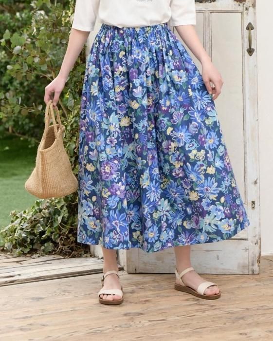 まっすぐ手ぬいでかんたんに作る服 23 ギャザースカート