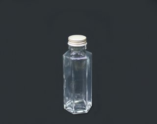 ハーバリウム用　細口ガラス瓶<br/>ミニ六角型