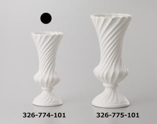 96 耳付　花器　陶器 花器,花瓶,コンポート