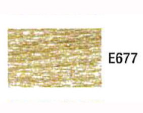DMC　ラメ糸#25<br>(ライトエフェクト糸)<br>E677【ネコポス可】