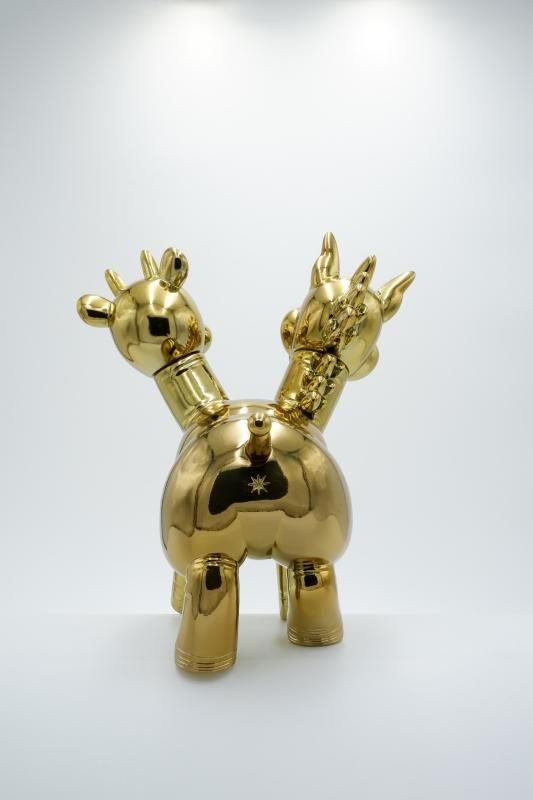 kamerian Māra　RAMUNEBLUE ソフビ Kamerian. ソフビ ウマシカ_GOLD／Soft Vinyl Figure 