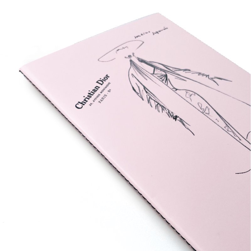 終了】ソフトカバーノート/ Softcover Notebook Pink（全3色