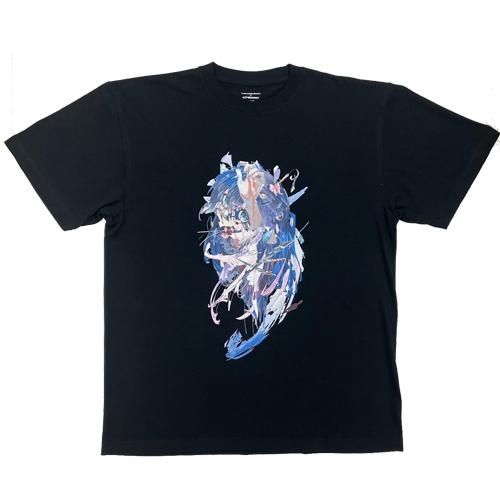 早割クーポン！ 梅ラボ NADiff限定ショートスリーブTシャツumelabo chloma × Tシャツ(半袖+袖なし)