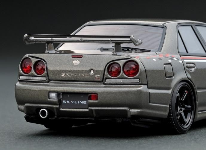 Ig1618 1 43 Nissan Skyline 25gt Turbo Er34 Gun Metallic Ig Model