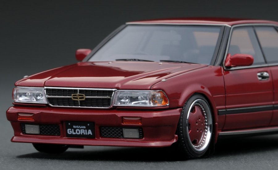 IG1258 1/43 Nissan Gloria (Y31) Gran Turismo SV Red - ig-model
