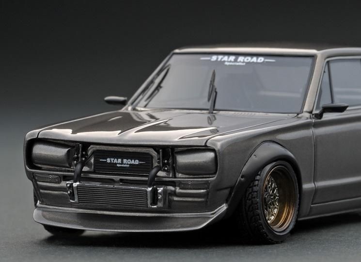 IG1911 1/43 Nissan Skyline 2000 GT-R (KPGC10)STAR ROAD Silver - ig