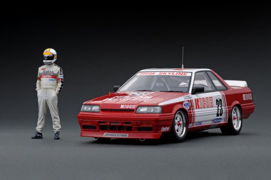 Ig1725 1 18 Ricoh Nissan Skyline 23 1987 Wtc With Mr Hoshino Ig Model