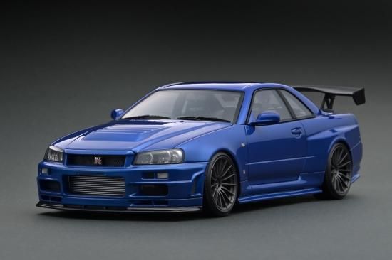 Ig10 1 18 Nismo R34 Gt R R Tune Bayside Blue Ig Model