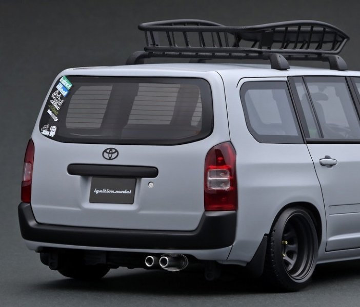 IG1647 1/18 Toyota Probox GL (NCP51V) Matte Gray - ig-model