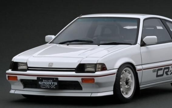 Ig1629 1 18 Honda Ballade Sports Cr X Si E As White Ig Model