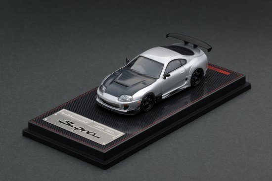 IG1861 1/64 Toyota Supra (JZA80) RZ Silver - ig-model