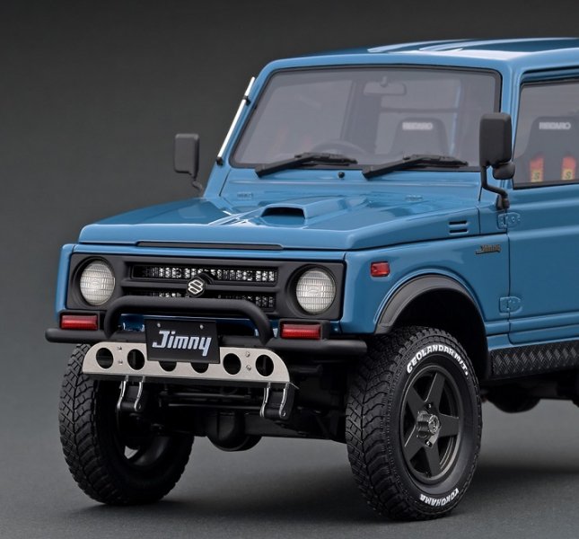 IG1722 1/18 SUZUKI Jimny (JA11) Blue - ig-model