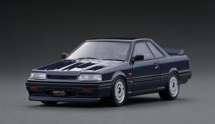 IG2087 1/43 Nissan Skyline GTS-R (R31) Blue Black With Mr. Hoshino