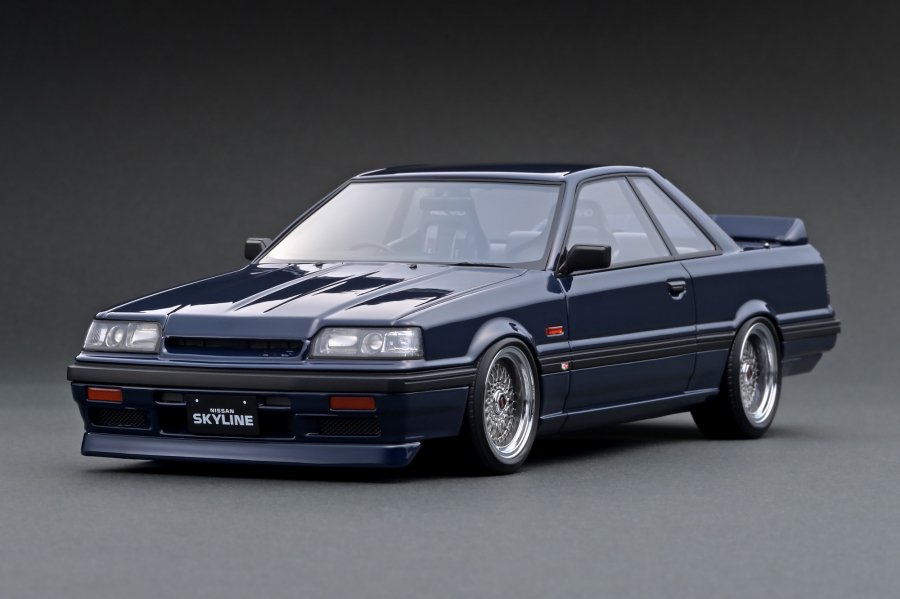 IG2110 1/18 Nissan Skyline GTS-R (R31） Blue Black - ig-model