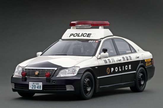 IG2048 1/18 Toyota Crown (GRS180) 神奈川県警 自動車警ら隊001号 