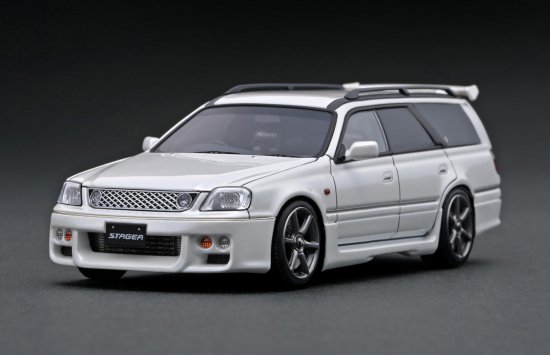 IG2077 1/43 Nissan STAGEA 260RS (WGNC34) Pearl White With Engine