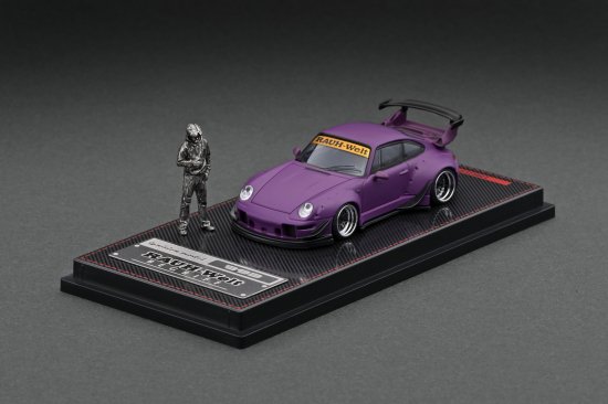 IG2151　1/64　RWB 993 Matte Purple With Mr.Nakai ※メタルフィギュア付属 - ig-model