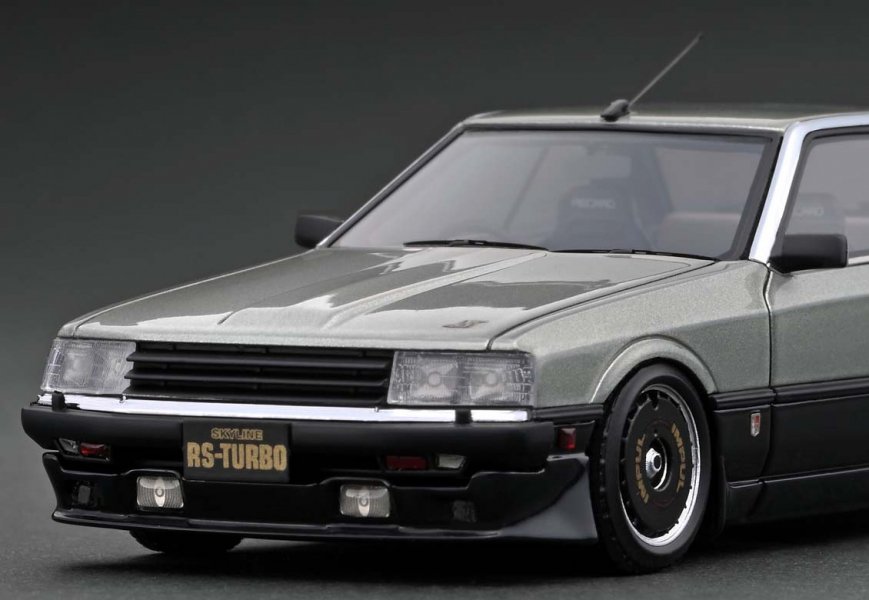 IG2326 1/43 Nissan Skyline 2000 RS-Turbo (R30) Silver / Black - ig 