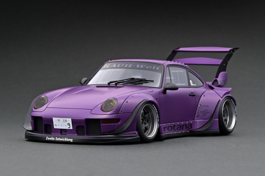 IG2262 1/18 RWB 993 Matte Purple With Mr. Nakai - ig-model