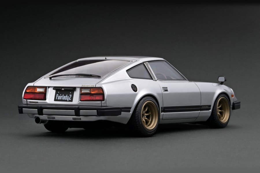 IG1968 1/18 Nissan Fairlady Z (S130) Silver - ig-model