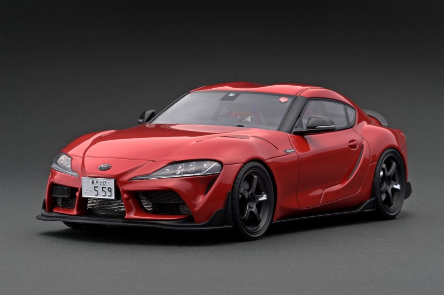 IG2208 1/18 GR Supra RZ (A90) Orido-Street Ver. Red With MAX ORIDO