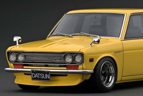 IG2222 1/18 Datsun Bluebird (510) Wagon Yellow - ig-model