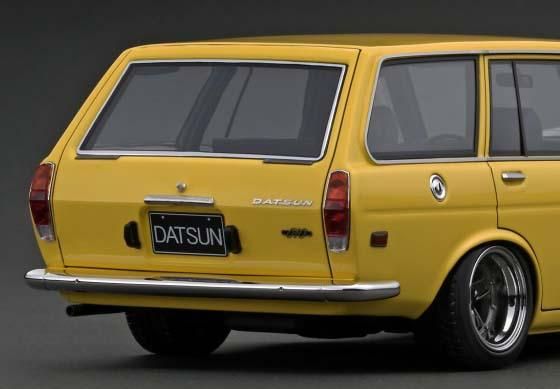 IG2222 1/18 Datsun Bluebird (510) Wagon Yellow - ig-model