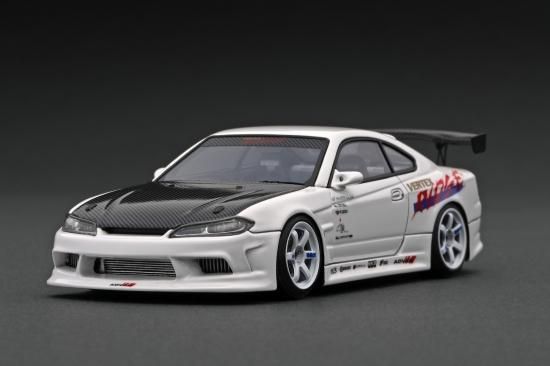 WEB限定モデル】IG2134 1/43 VERTEX S15 Silvia White With Engine