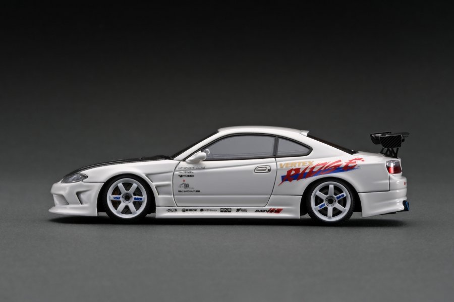 WEB限定モデル】IG2134 1/43 VERTEX S15 Silvia White With Engine