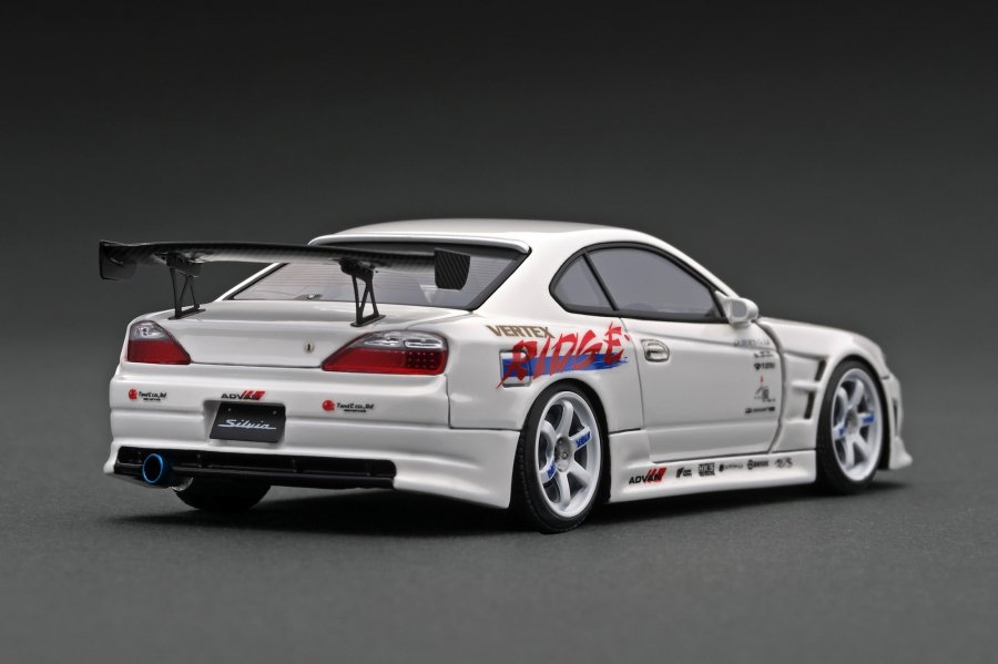 WEB限定モデル】IG2134 1/43 VERTEX S15 Silvia White With Engine