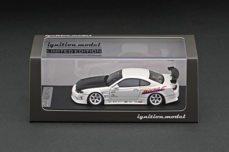 WEB限定モデル】IG2134 1/43 VERTEX S15 Silvia White With Engine