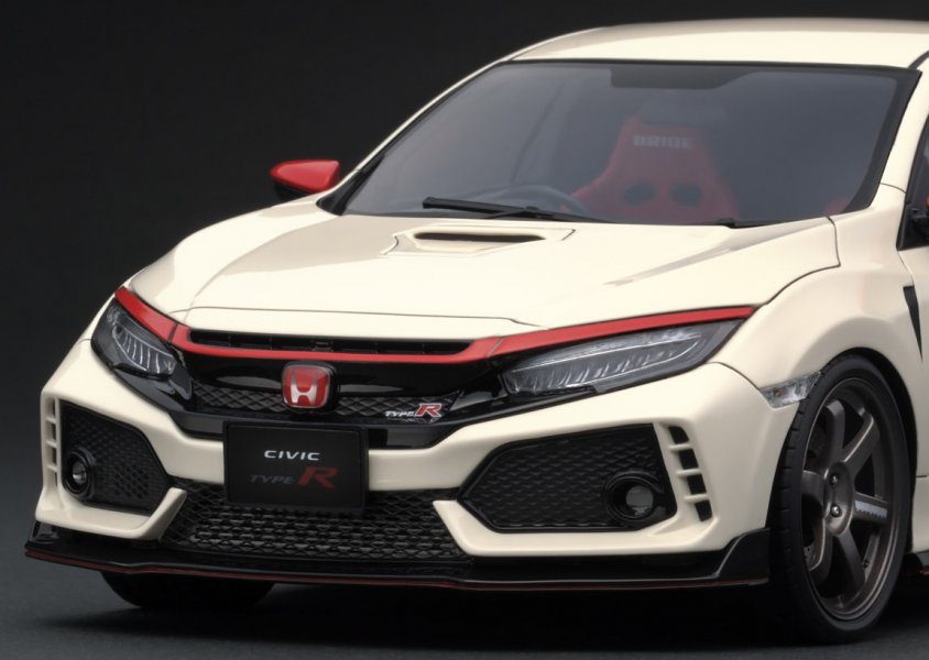 IG1446 1/18 Honda CIVIC (FK8) TYPE R White - ig-model