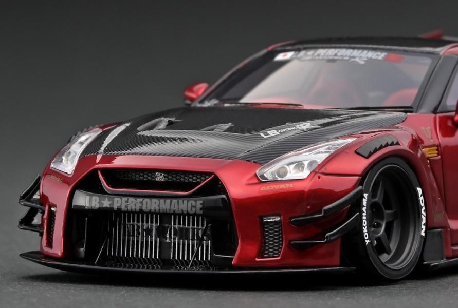 IG2552 1/43 LB-WORKS Nissan GT-R R35 type 2 Red - ig-model