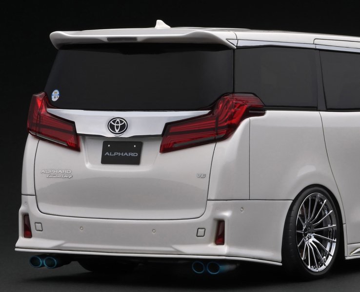 IG2428 1/18 Toyota Alphard (H30W) Executive Lounge S Pearl White