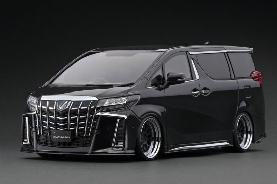 IG2432 1/18 Toyota Alphard (H30W) Executive Lounge S Black - ig-model