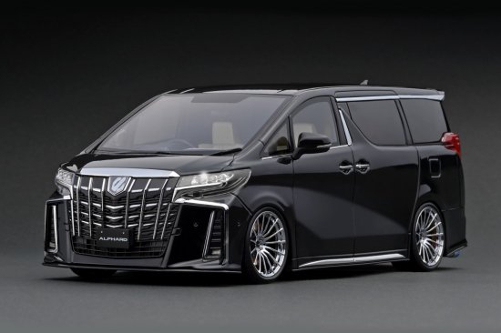 IG2430 1/18 Toyota Alphard (H30W) Executive Lounge S Black - ig-model