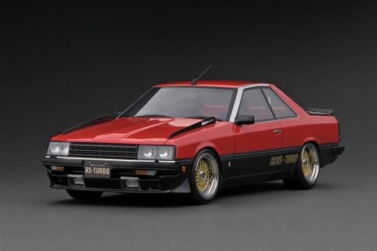 IG2348 1/18 Nissan Skyline 2000 RS-Turbo (R30) Red/Black - ig-model