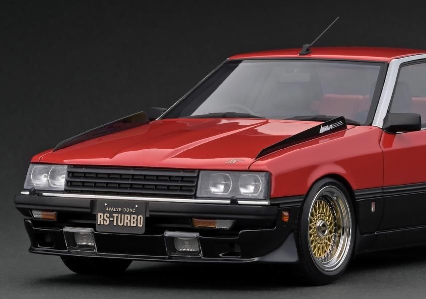 IG 2347 1/18 Nissan Skyline 2000 RS-Turbo (R30) Red/Black With Engine WEB限定  イグニッションモデル スカイライン FJ20エンジン付き-