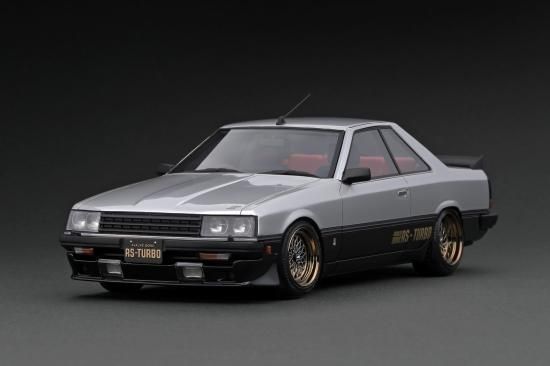 IG2350 1/18 Nissan Skyline 2000 RS-Turbo (R30) Silver/Black - ig-model