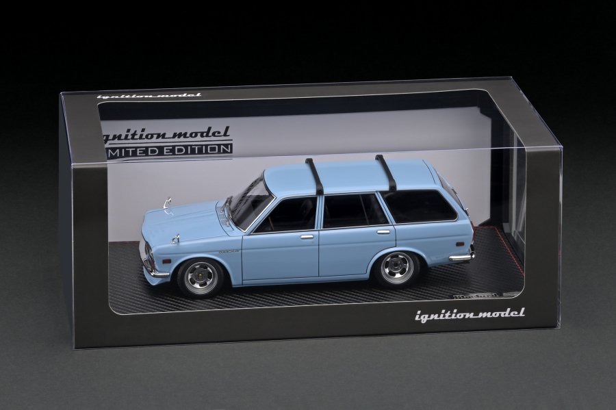 WEB限定モデル】 IG2223 1/18 Datsun Bluebird (510) Wagon Light Blue