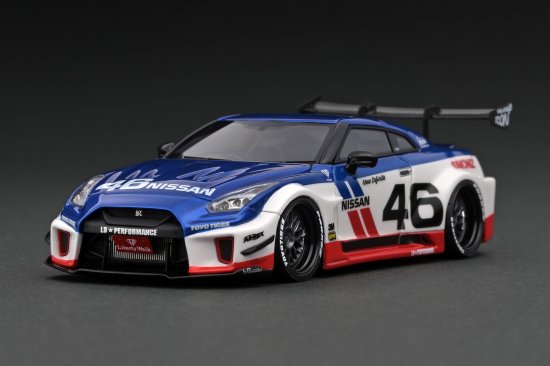 IG2549 1/43 LB-Silhouette WORKS GT Nissan 35GT-RR White/Blue/Red