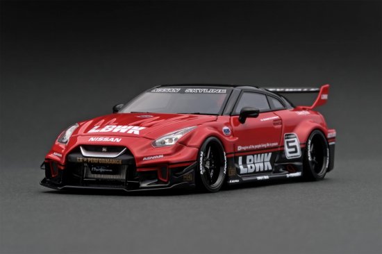 IG 1/43 LB シルエット ワークス 日産 GT 35GT-RR レッド-