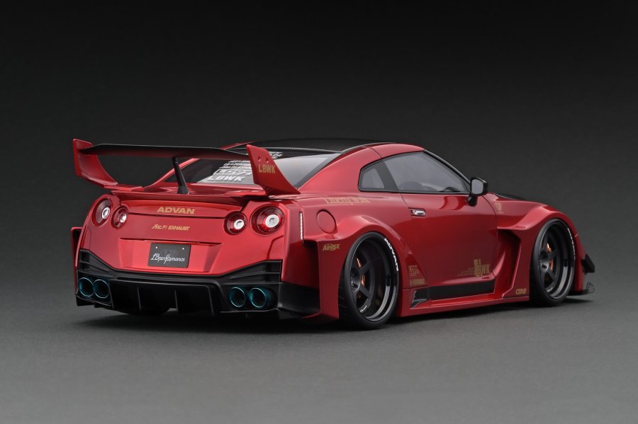 IG2354 1/18 LB-Silhouette WORKS GT Nissan 35GT-RR Red Metallic